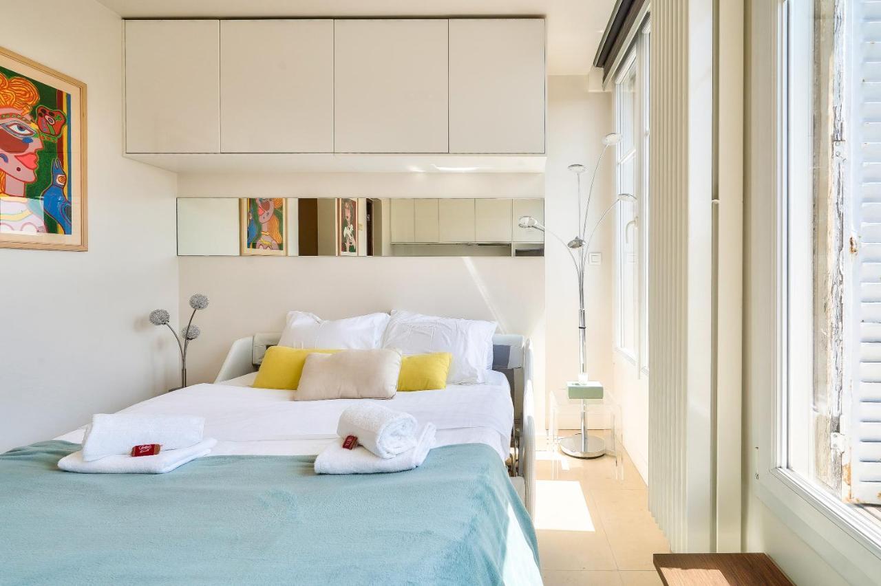 Designed Studio With Ac-Terrasse Vue Tour Eiffel Париж Екстериор снимка