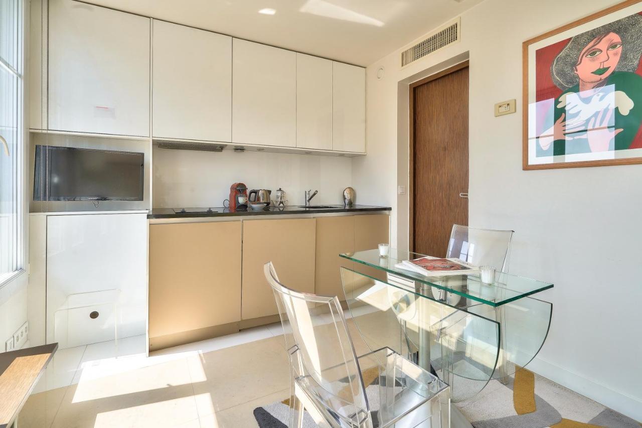 Designed Studio With Ac-Terrasse Vue Tour Eiffel Париж Екстериор снимка